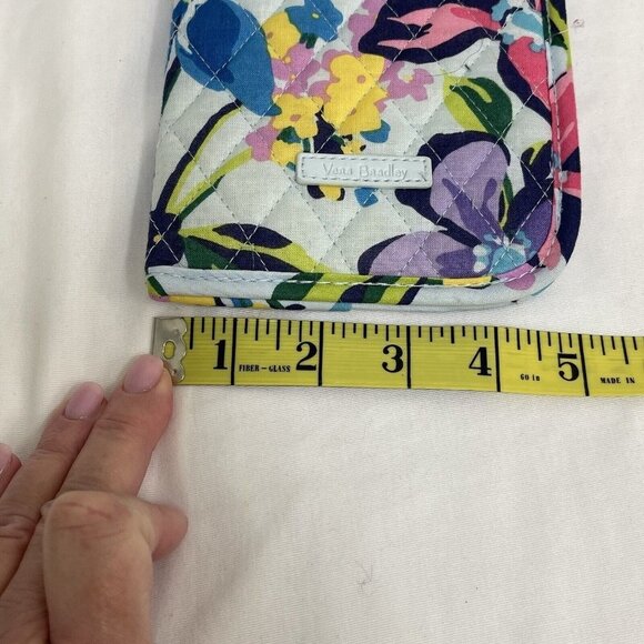 Vera Bradley Curling & Flat Iron Cover Marion Floral NWT 12x5 Blue Pink NEW - Picture 5 of 5